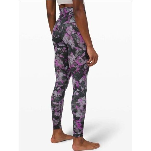 Lululemon Align Pant 28" in Floral Shift Multi Size 4 - Picture 6 of 9